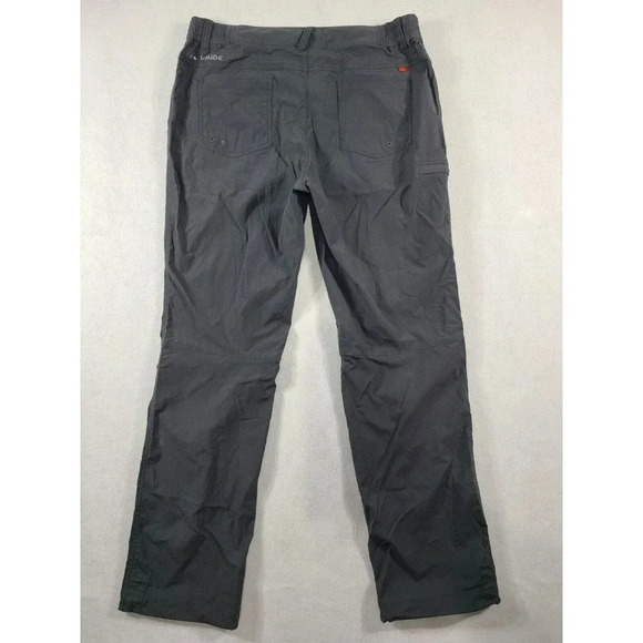 Vaude Outdoor Hiking Pants Womens Size XXL Dark Gray Pockets Lightweight Stretch - Picture 2 of 8